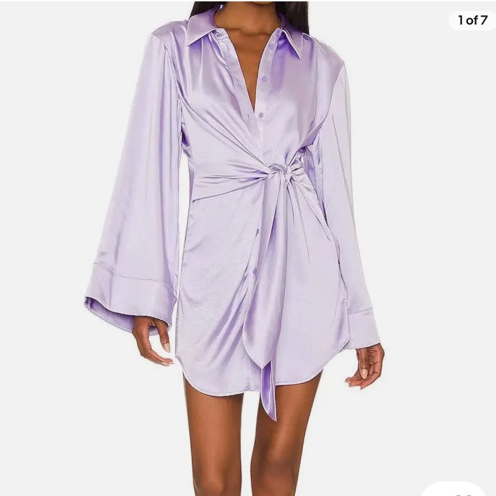 SONG OF STYLE Marta Lavender Mini Dress